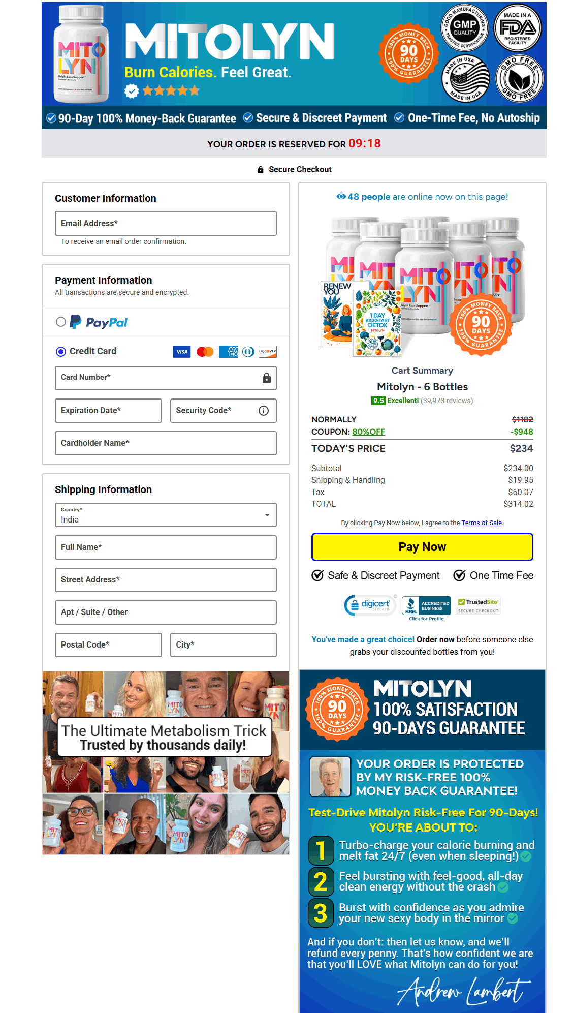 Mitolyn Secure Checkout